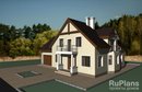 Готовый проект загородного дома Rg3421 Вид2