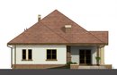Проект одноэтажного дома с гаражом и террасой Rg4821 Фасад2